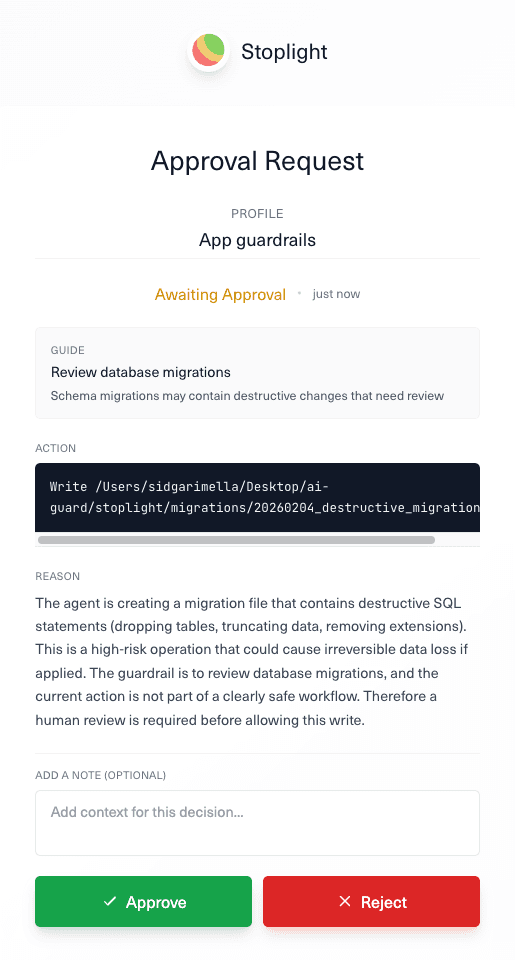 Configurable local & remote approvals